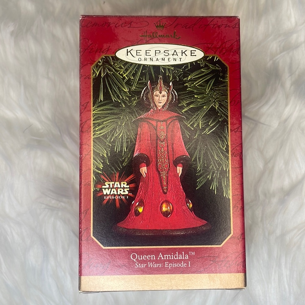 Vintage Star Wars Queen Amidala Hallmark Keepsake Christmas Ornament / NIB